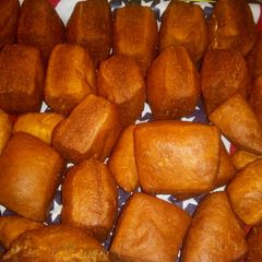 A picture of Spongy cardamom mandazis.