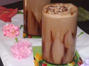 A picture of milk badam drink