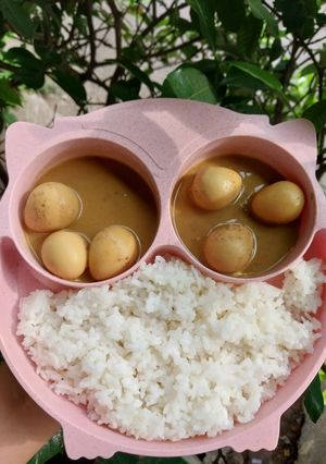 Foto resep 83. Telur Puyuh Saus Hati Ayam (Mpasi)