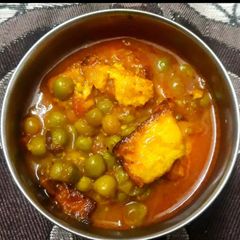 Matar Paneer A picture of Matar Paneer.
