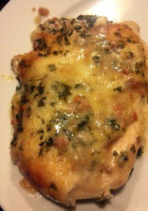 A picture of Chicken Flourentine.