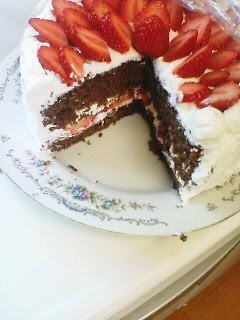 A picture of Moist and Fluffy Cocoa Sponge Cake.