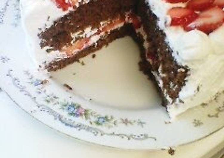 Recipe of Speedy Moist and Fluffy Cocoa Sponge Cake