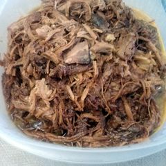 Griff's spicy strawberry pulled pork A picture of Griff's spicy strawberry pulled pork.