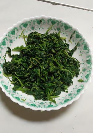 Foto resep Bayam ala korea (Korean spinach)