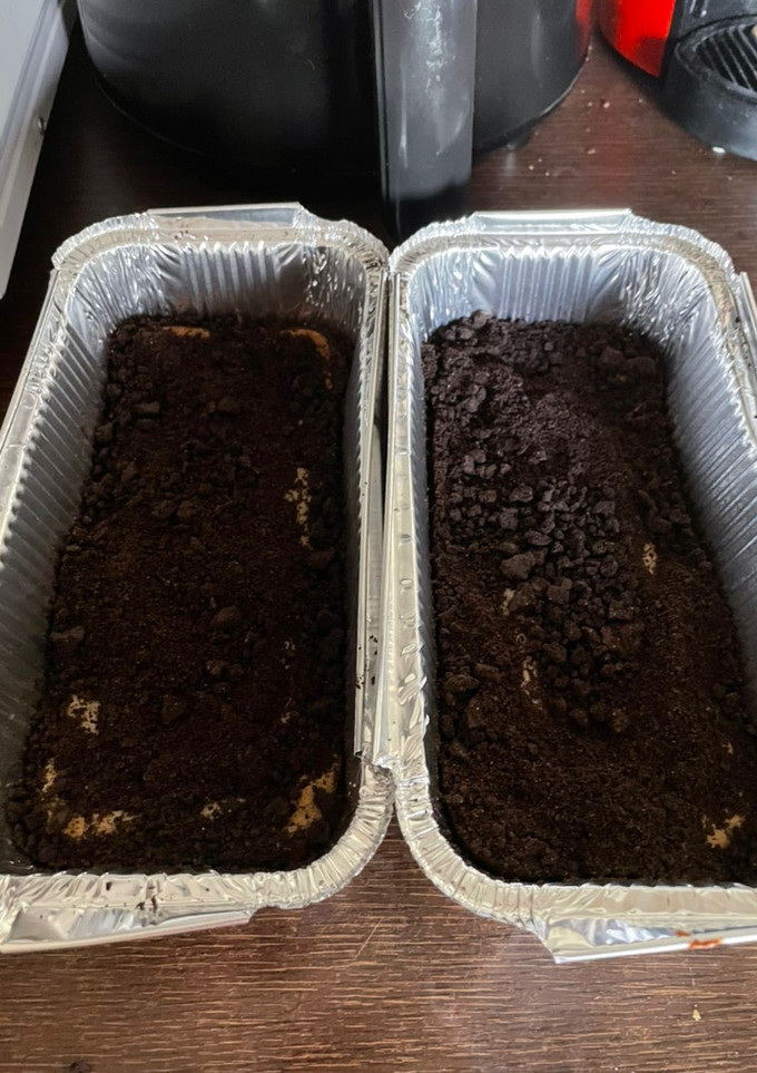 Una foto de Bizcochito (tarta) de queso con oreo