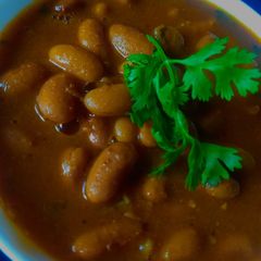 A picture of Rajma masala.