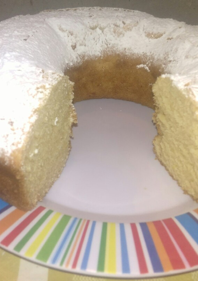 Una foto de Torta de leche alta y esponjosa, sin huevos ni manteca!