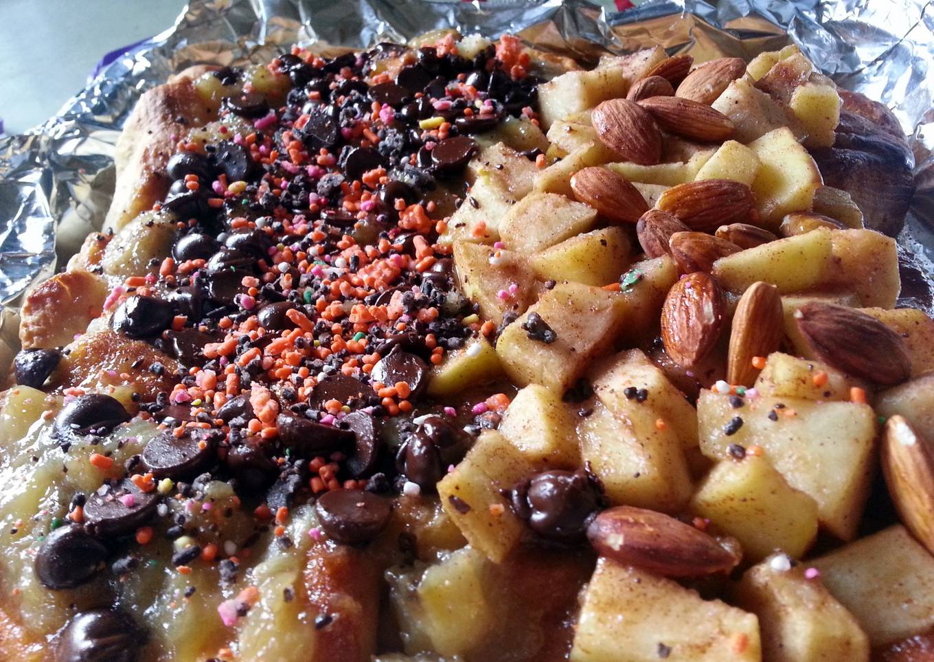 Banana chocolate and Apple almond