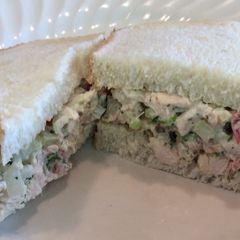 A picture of The Best Chicken Salad Sandwich.