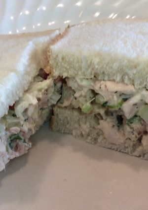 A picture of The Best Chicken Salad Sandwich.