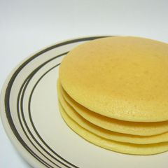 A picture of Rice Flour and Soy Milk Pancakes.