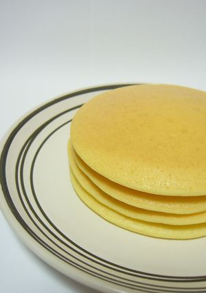 A picture of Rice Flour and Soy Milk Pancakes.