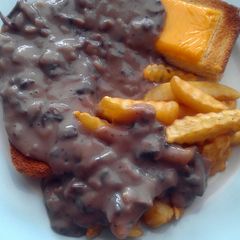 A picture of Vickys Mushroom Gravy, Gluten, Dairy, Egg, Soy & Nut-Free.