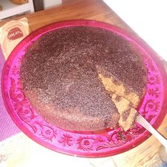 chocolate cake A picture of chocolate cake.