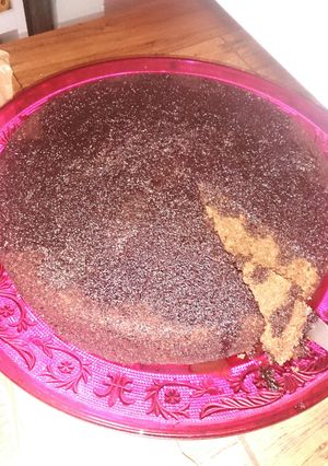 A picture of chocolate cake.