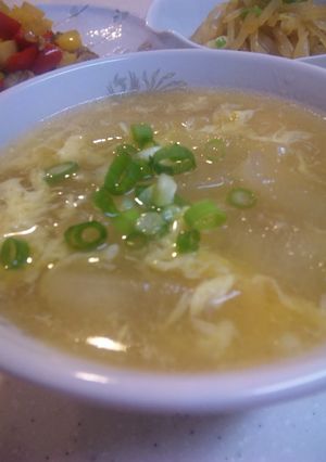 A picture of Soup with Plenty of Winter Melon.