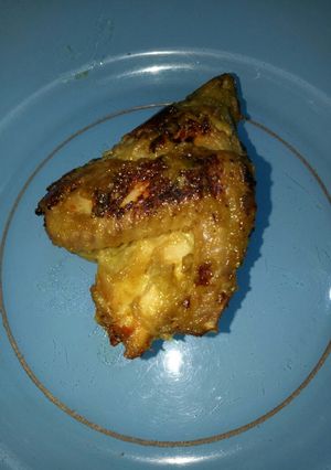 Foto resep Ayam bakar santan bumbu kuning simpel