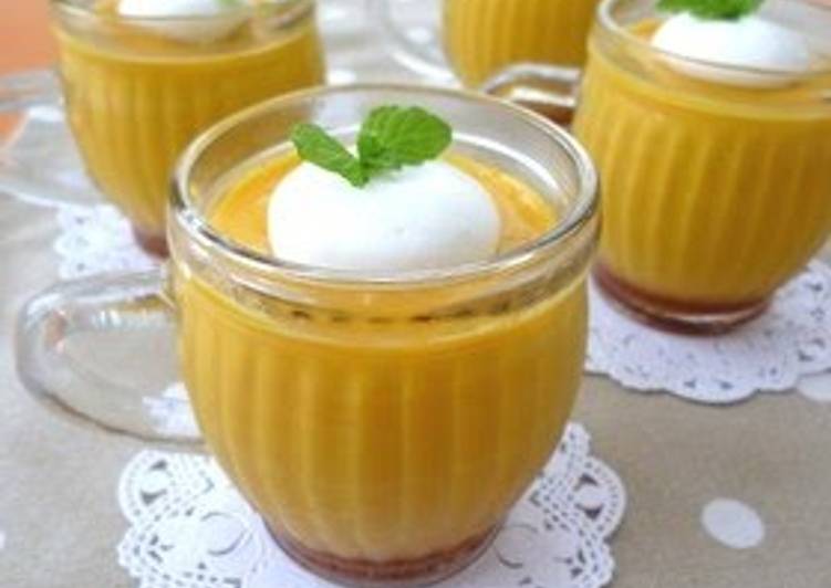Simple Way to Make Any-night-of-the-week Rich Kabocha Pudding