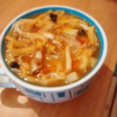 A picture of Fermented bamboo shoot&salted dry fish with ghost chilli.