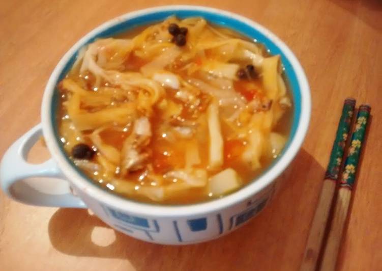 Recipe of Quick Fermented bamboo shoot&amp;salted dry fish with ghost chilli