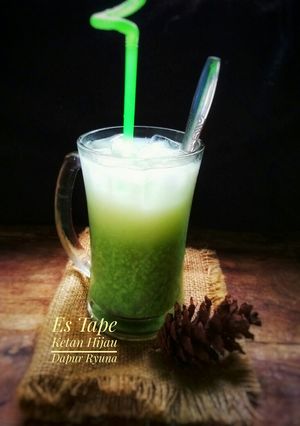 Foto resep Es Tape Ketan Hijau