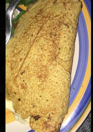 Una foto de Omelette vegano de garbanzo :)