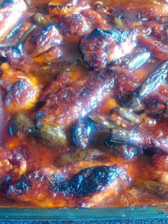 A picture of Home made BBQ habanero hot wings.