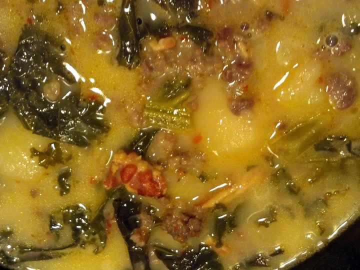 Easy Steps to Prepare Recipes Sausage, Kale, and Potato Soup the Perfect Can Pamper Your Tongue.