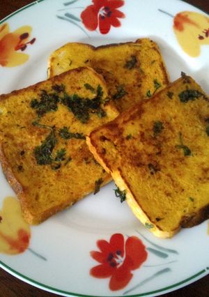 A picture of Desi style french tost.