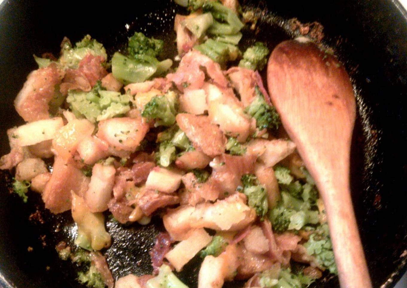 Leftovers Hash and Eggs