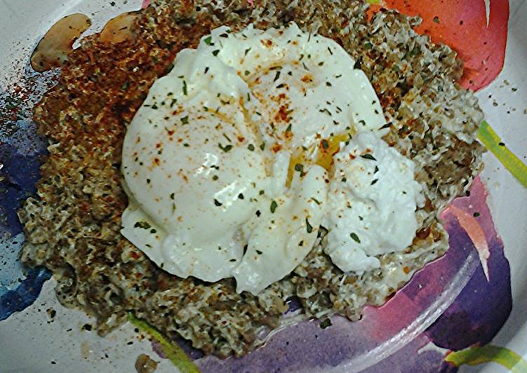 Recipe of Homemade Cheesy sausage with poached eggs
