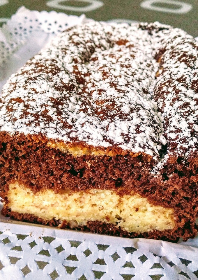Una foto de Bizcocho de plátano y chocolate 🍌🍫