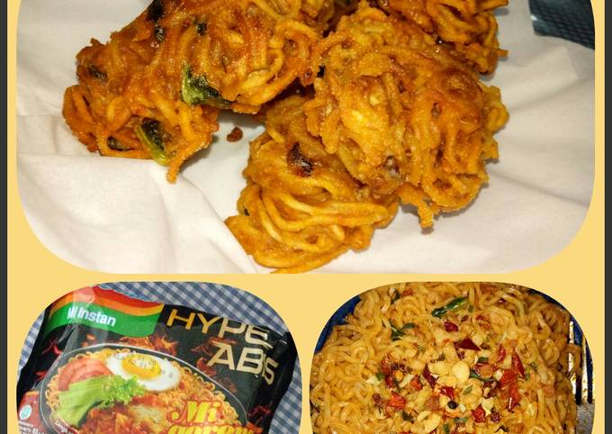 Kreasi bakwan dari indomie rasa ayam geprek