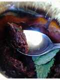 Fresh Mint Brownie in a Mug
