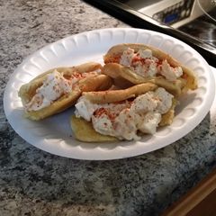 A picture of Mini Lobster Potato Rolls.