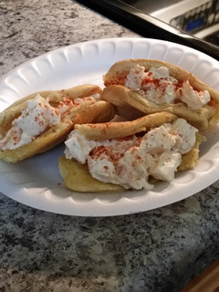 A picture of Mini Lobster Potato Rolls.