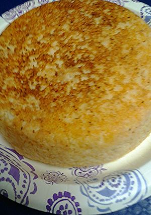 A picture of Scorched grits cake.