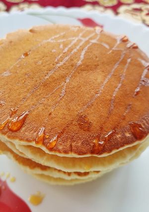এগলেস প্যানকেক(eggless pancake recipe in Bengali) রেসিপির প্রধান ছবি
