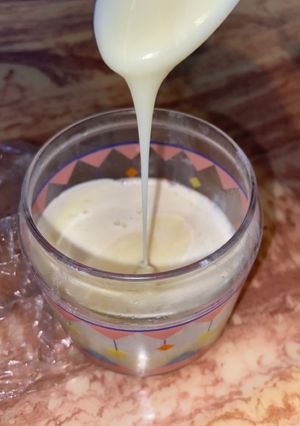 Una foto de Leche condensada casera
