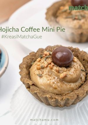 Foto resep Hojicha Coffee Mini Pie (Mini Pie Kopi Hojicha)