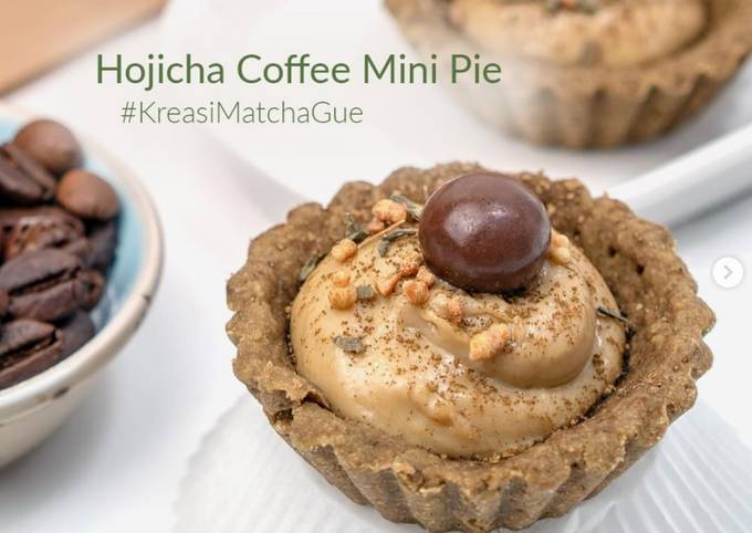 Hojicha Coffee Mini Pie (Mini Pie Kopi Hojicha)