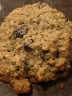 A picture of Chewy Oatmeal Raisin Cookies.