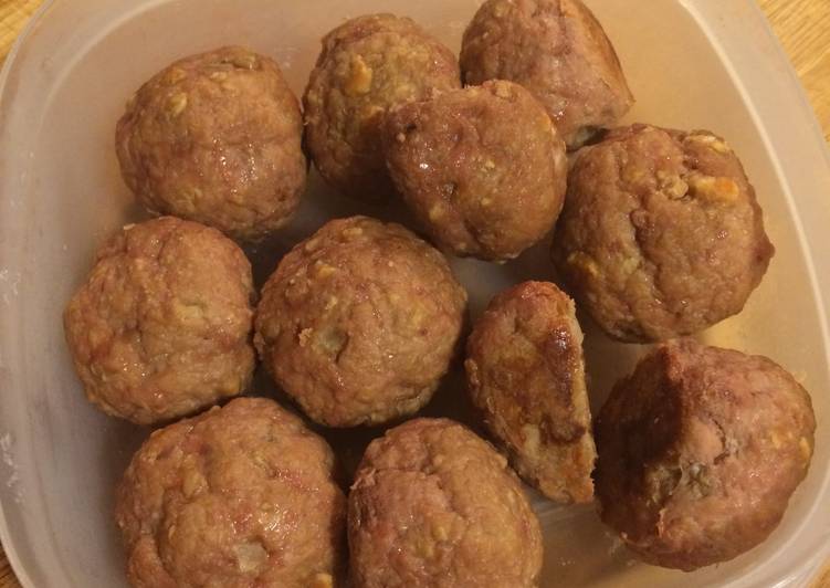Recipe of Speedy Turkey Meatballs