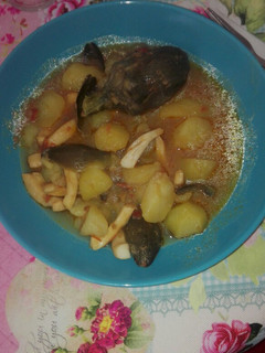 Una foto de Patatas con chocos