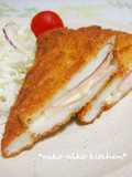 Crusty Fluffy Fried Hanpen with Ham and Cheese