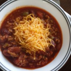 A picture of Homemade delicious chili.