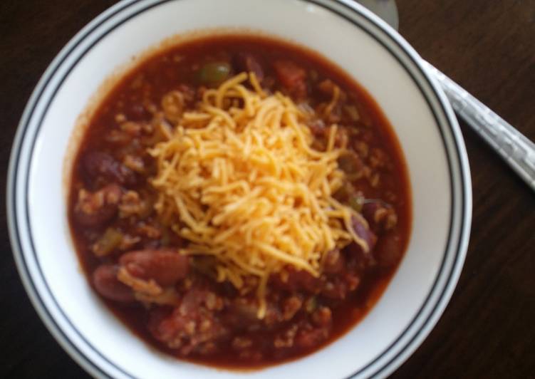 Steps to Make Ultimate Homemade delicious chili