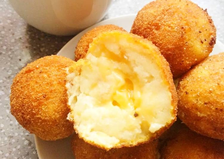 Simple Way to Make Super Quick Homemade Cheesy potato bites