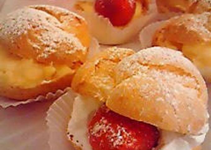 Recipe of Homemade Foolproof Cream Puffs